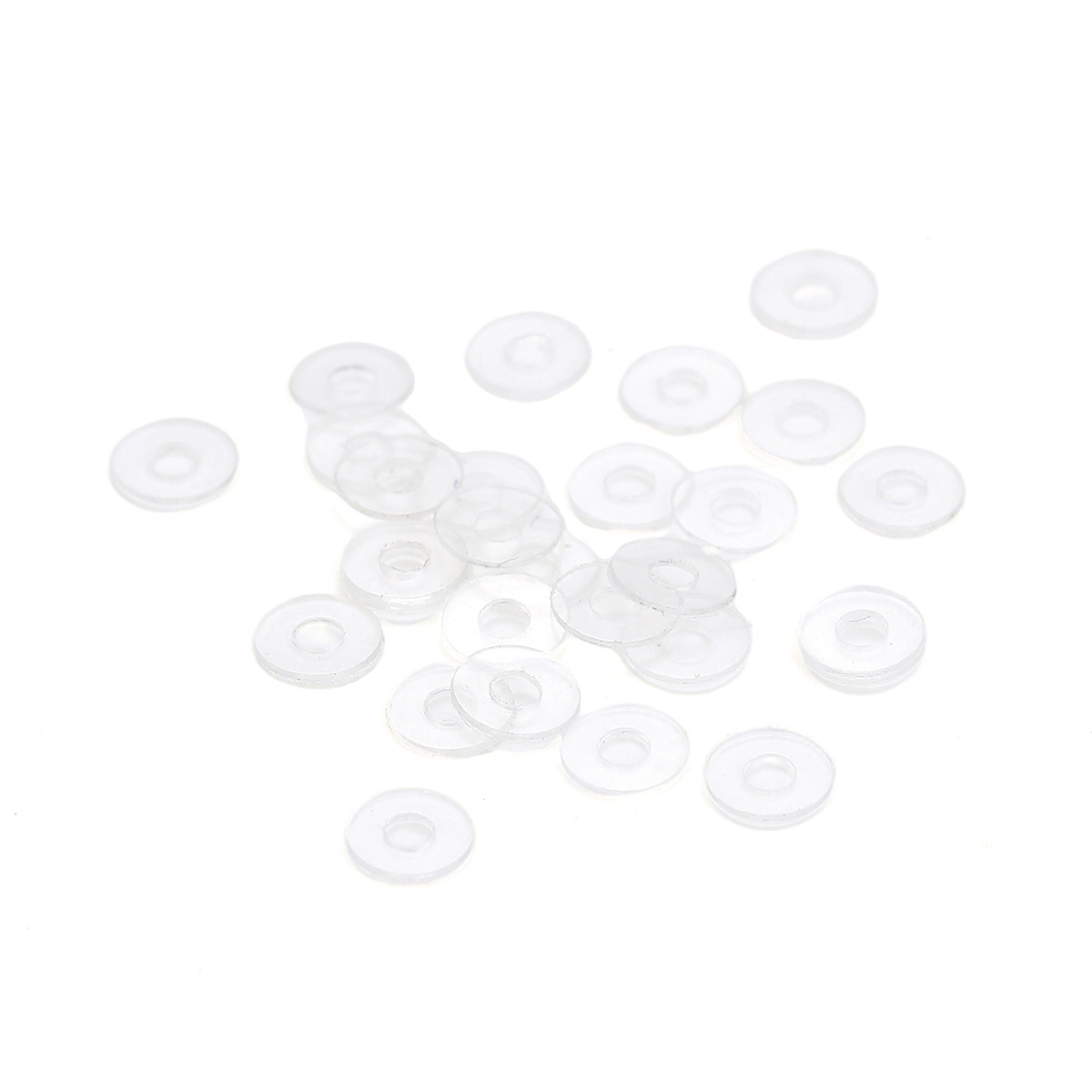 晶耀饰品 隐形手串硅胶隔片串珠文玩diy塑料透明隔垫垫片厂家批发