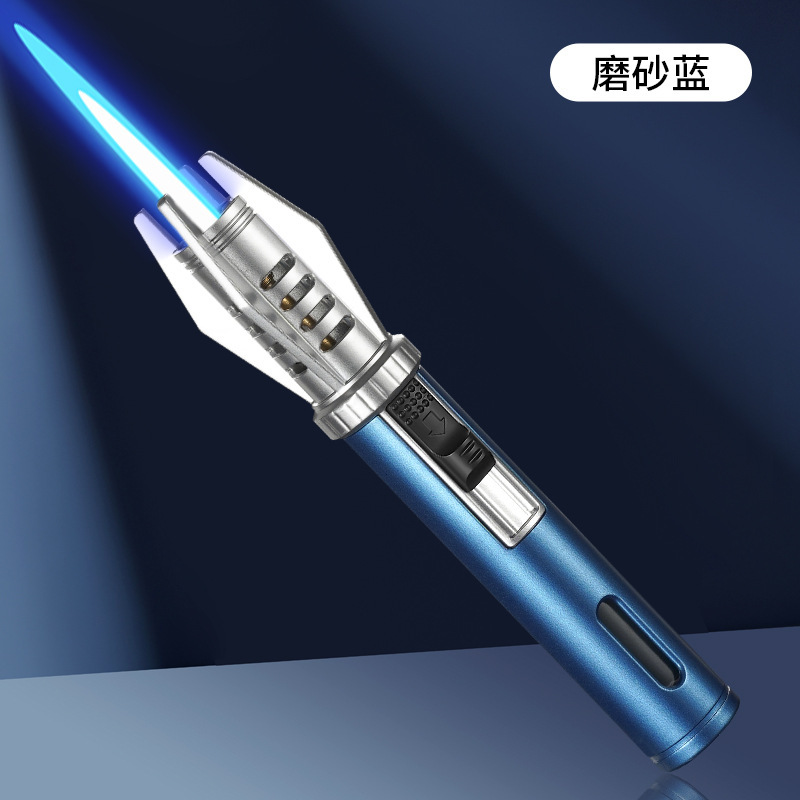 ネットの赤い杖の星の光剣のスプレーガンの防風の空気を入れるシガーのライターの屋外は火の銃の越境の供給源を焼きます。|undefined