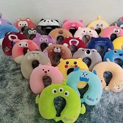 ネックピロー メモリーフォーム U字型枕 漫画ギフト 家庭用ロゴ卸売 刺繍入り スローリバウンド 旅行用昼寝枕