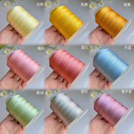 15股3股股线莫兰迪色diy手工材料编织绳手链项链吊坠手绳子编绳线