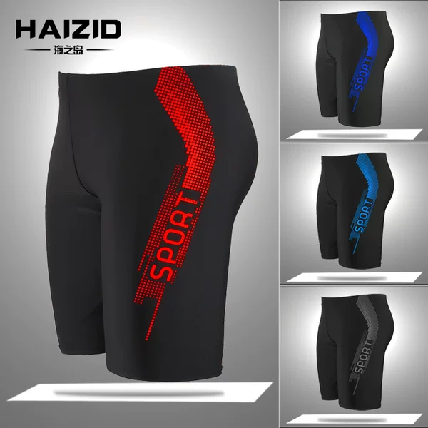Popular men's fifth pants plus size Conservative quick-drying hot spring swimming trunks fashion swimwear swimming trunks factory wholesale