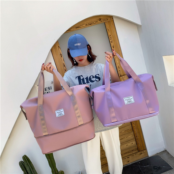 sports one-shoulder bag wet and dry separation