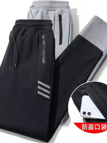 Work pants for wearing to work, durable and stain-resistant, construction thermal-lined, plus-size with safety pockets and zipper, unisex pants.