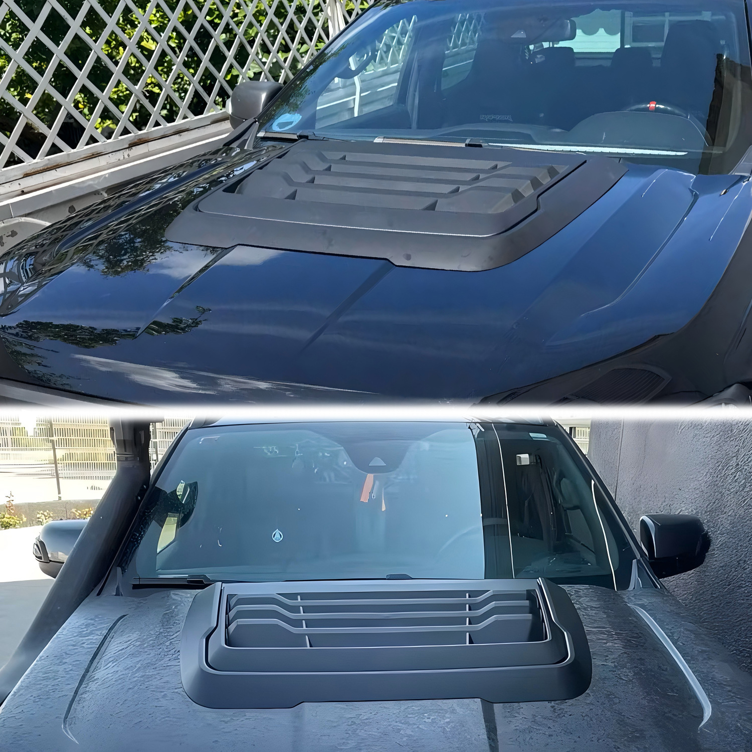 Car Accessories Hood Air Intake Cover Deflector Fake Air Vent Sticker Modified Hood Decorative Air Outlet