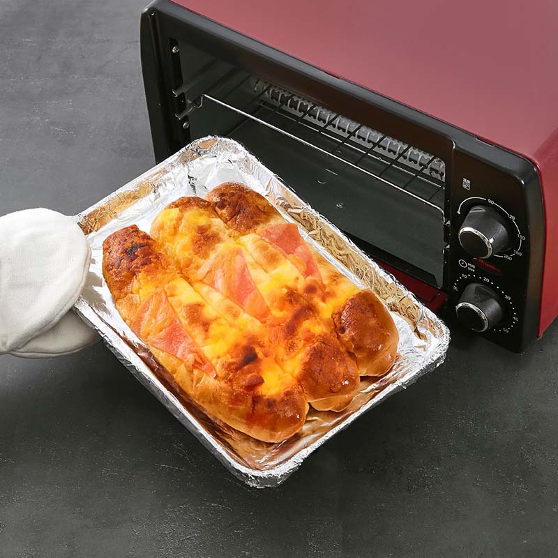 Papel de aluminio desechable grueso para hornear – Antiadherente, ancho 30 cm, apto para horno y parrilla.