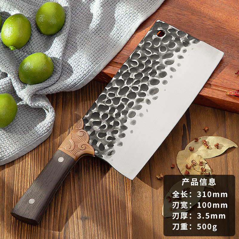 Cuchillo de cocina de varios estilos de Jianghu forjado a mano cuchillo de cocina de doble uso cuchillo de corte de carne cuchillo de corte de hueso cuchillo de corte Yangjiang