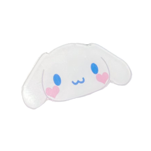 Acrylic Hair Clip DIY Decal for Cute Cartoon Dog Charm, Duck Bill Clip for Students and Girls