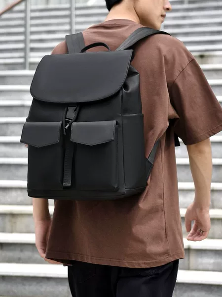 New waterproof, large-capacity outdoor hiking backpack with a stylish, unisex design and versatile drawstring closure, suitable for carrying a laptop
