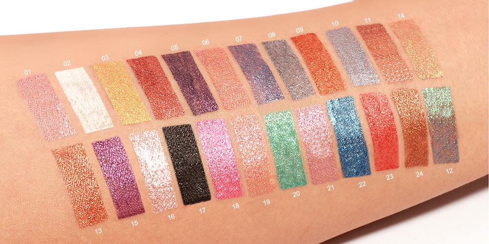 DUNUF 24-color liquid water-based eyeshadow with pearlescent long-lasting water resistance. Check it out! Disclaimer for links undefined