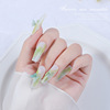 Three dimensional resin for manicure with butterfly, bag, pack, transparent nail stickers, nail decoration