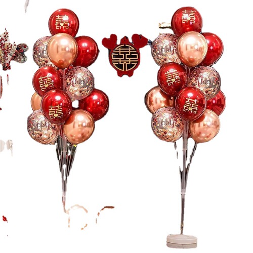 Wedding Welcome Balloons Wedding Door Decoration Flower Baskets Creative Romantic Chinese Wedding Decoration Supplies