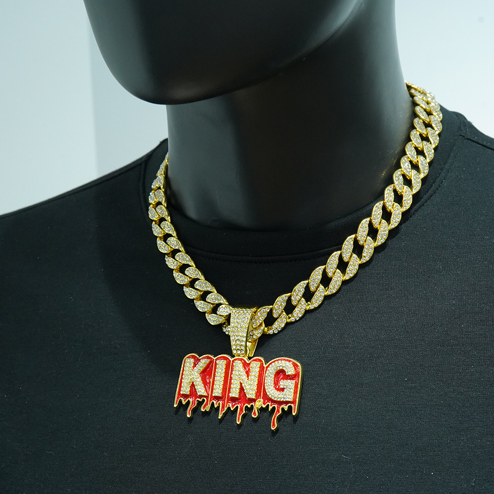 Colgante de oro con collar de 18inch