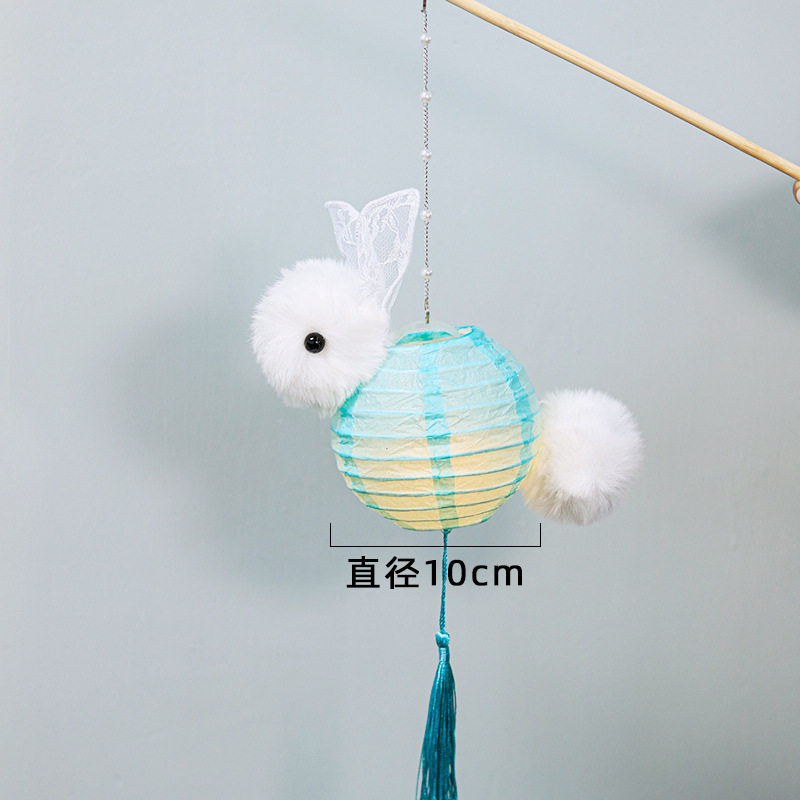 Handheld rabbit, flashlight for kindergarten, materials set, DIY, handicrafts