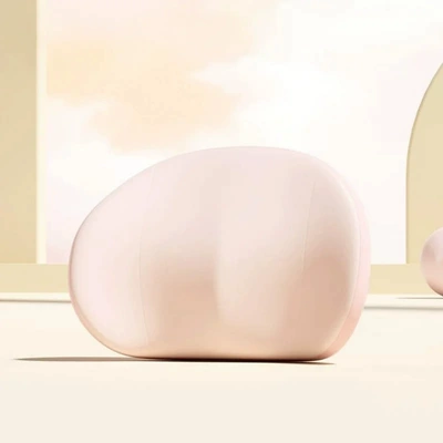 Headrest Driver's Memory Foam Car Cushion - memory-foam-lumbar-support-sakura-pink