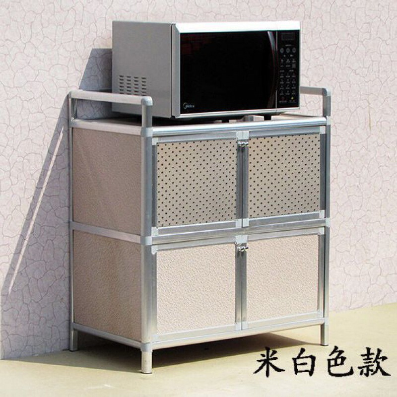 出租屋碗柜家用厨房农村不锈钢高端不锈钢橱柜凉台柜子储物柜合金|undefined