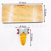 Cutting die, mold, wooden hairgrip non-woven cloth, handmade