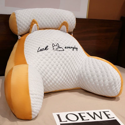 Girls, Sofa Lumbar Support Pillows, and | Multi-function pad - seat-recommendation-medium-cushion-headrest-60x40x-20cm-removable-and-washable-independent-liner-four-seasons-corgi-skin-friendly-beanie-velvet-fabric