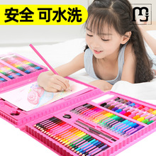 洛暇水彩笔套装安全无毒可水洗儿童画笔幼儿园彩笔色水溶性颜色笔