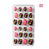 Nail stickers for manicure, children's fake nails, 24 pieces, ready-made product