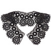 Lace embroidered collar flower slices milk silk embroidered hollowed out of the water -soluble collar flower shoulder collar chest flower auxiliary materials