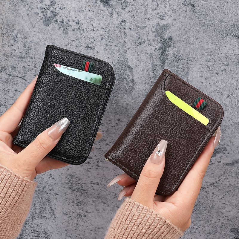 Ultra-thin Card Bag Men's Portable Mini Card Bag Simple Multi-card Card Holder Women's ID Card Holder
