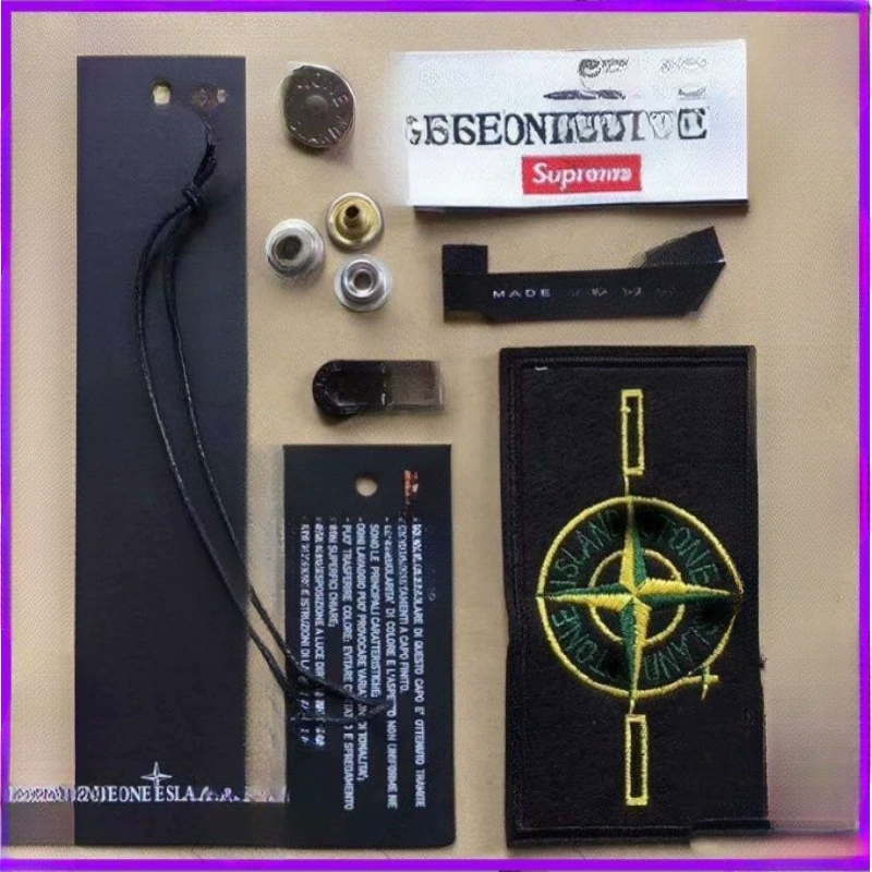 Вышитая этикетка, пуговица, островная пуговица, вышитая этикетка, бирка, значок, этикетка на воротнике, готовая этикетка, призрачная повязка на руку, тканевая этикетка с камнями