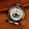 Classic big bronze pocket watch, nostalgia