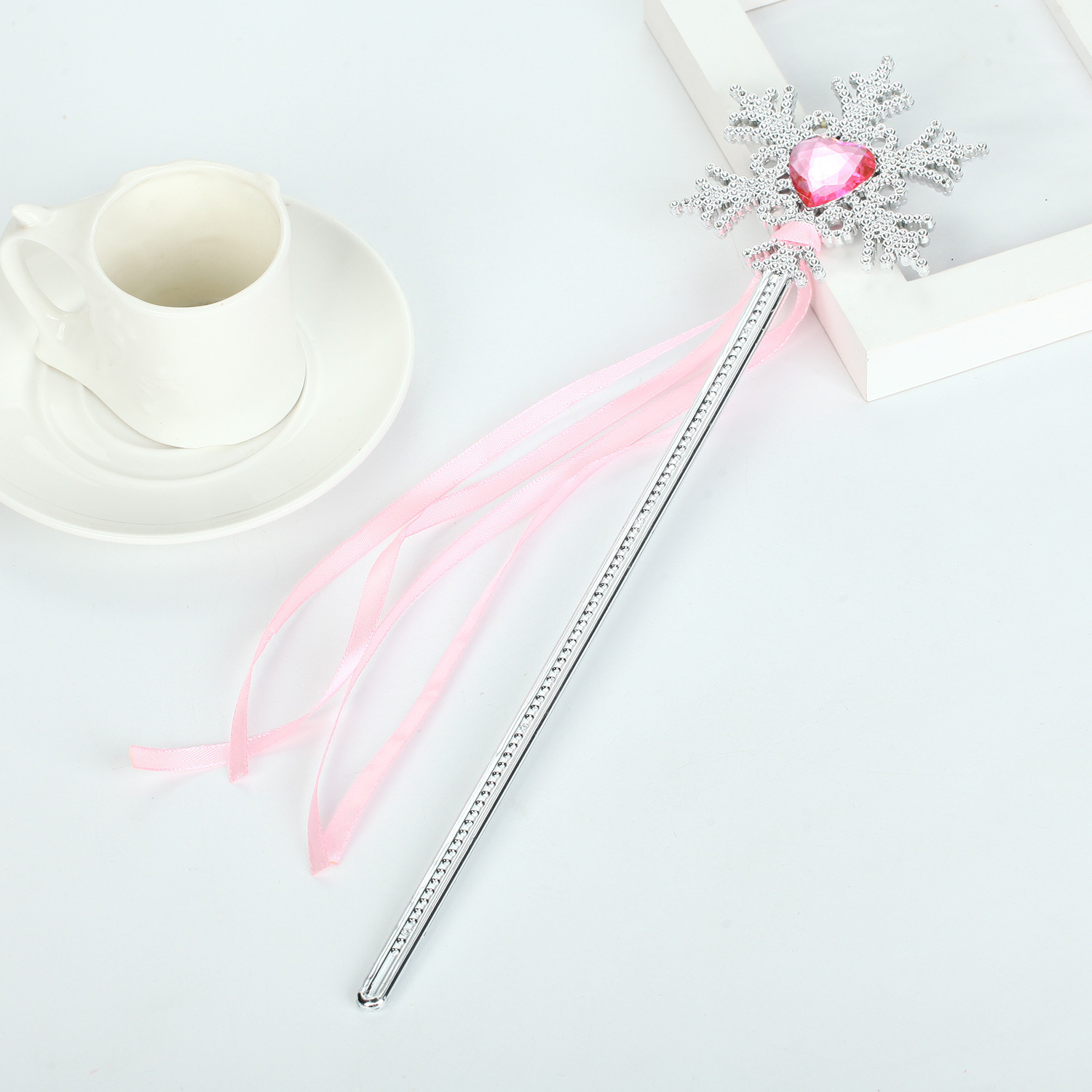 Fábrica de hielo y nieve corona para niños princesa varita mágica para niñas corona de plástico para niños banda de pelo para niñas