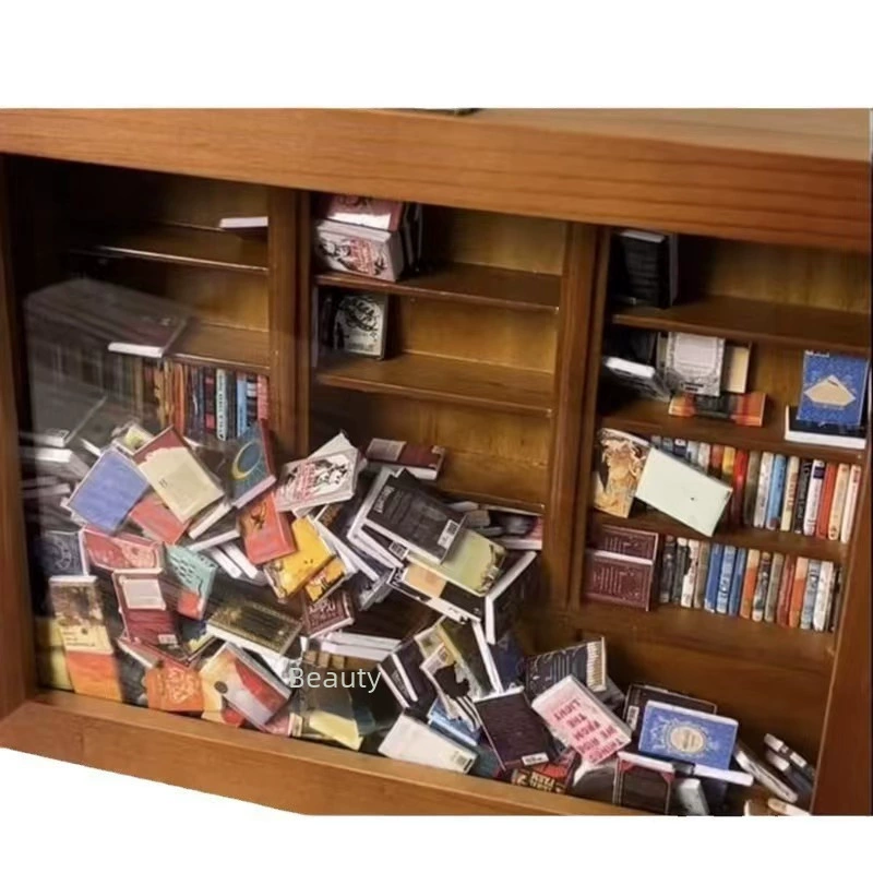 Кросс -граница новый продукт Shake ANXiedy Booksheld 2024 Creative Anti -Anxiety Revitalizes Bookshelf Small Lab