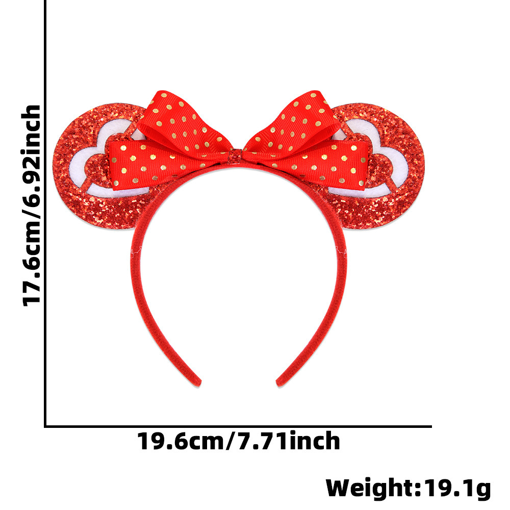 Europa y América nuevo estilo de un solo partido decoración diadema accesorios para el cabello bar decoraciones del Día de San Valentín amor diadema cabeza hebilla props