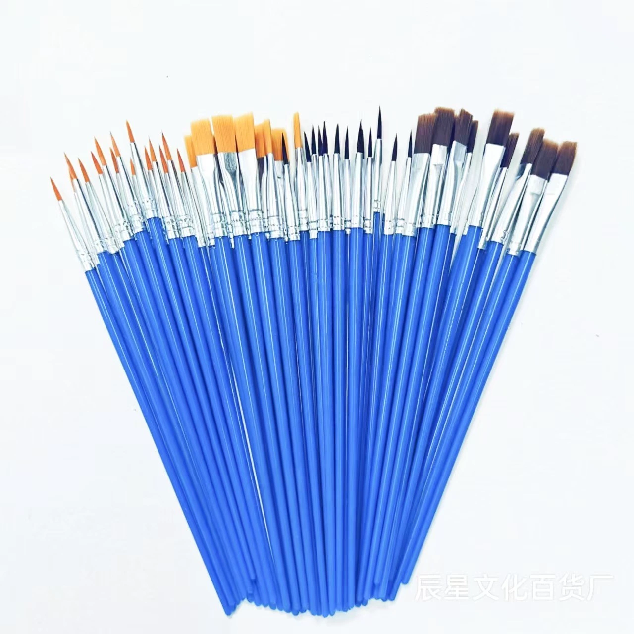 Нейлоновая плоская кисть для волос, акварельная акриловая масляная живопись, контурная ручка, цифровая ручка для рисования маслом, детская роспись, гипсовая кукла