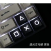 Four black arrow key patterns