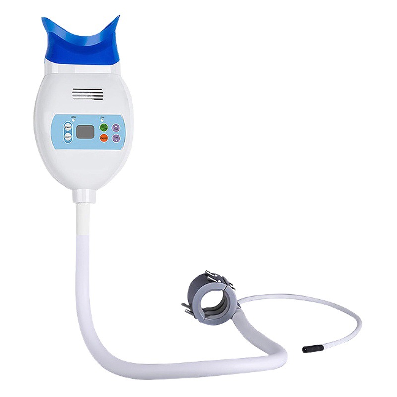 Instrumento de blanqueamiento dental LED de luz fría instrumento de belleza dental portátil para eliminar el amarillo y las manchas de humo máquina de blanqueamiento dental modelo de escritorio