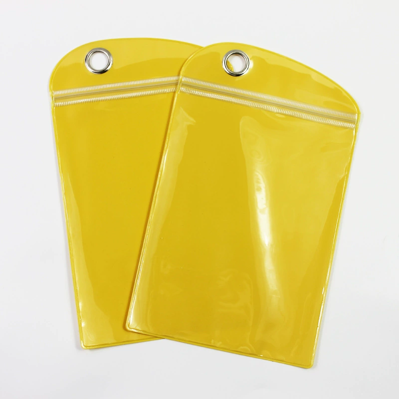 Поставка желтых пакетов из ПВХ для холодных полотенец, оптовые 3D-пакеты для полотенец, охлаждающие полотенца, пластиковые пакеты с застежкой-зиппером