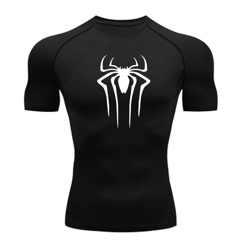 Short-Sleeved Quick-Drying Sports T-Shirt, Running Base Layer, Gym Training Clothing, Men's Breathable Sweat-Wicking Elastic Tights Short-Sleeved Quick-Drying Sports T-Shirt, Running Base Layer, Gym Training Clothing, Men's Breathable Sweat-Wicking Elastic Tights