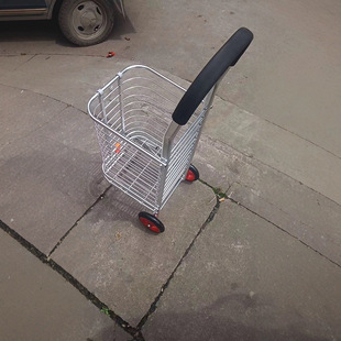 Folding Grocery Shopping Basket, Elderly Shopping Cart, Grocery Shopping Trolley, Foldableable Stair-Climbing Hand-Pulled Household Direct Sales