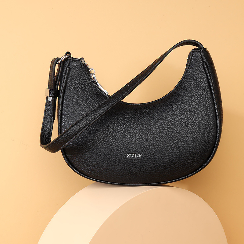 Borsa a tracolla da donna alla moda Borsa da donna popolare in morbida pelle di alta qualità retrò 2024 Nuovo stile semplice design di nicchia Borsa da donna popolare_voghion.com