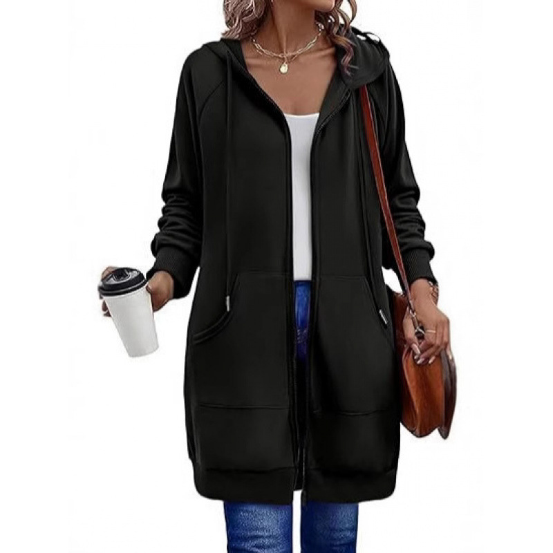 Amazon Women's Zip up Hoodie Long Sweatshirts Oversized Fleece Casual 2025 Autumn Jacket Coat