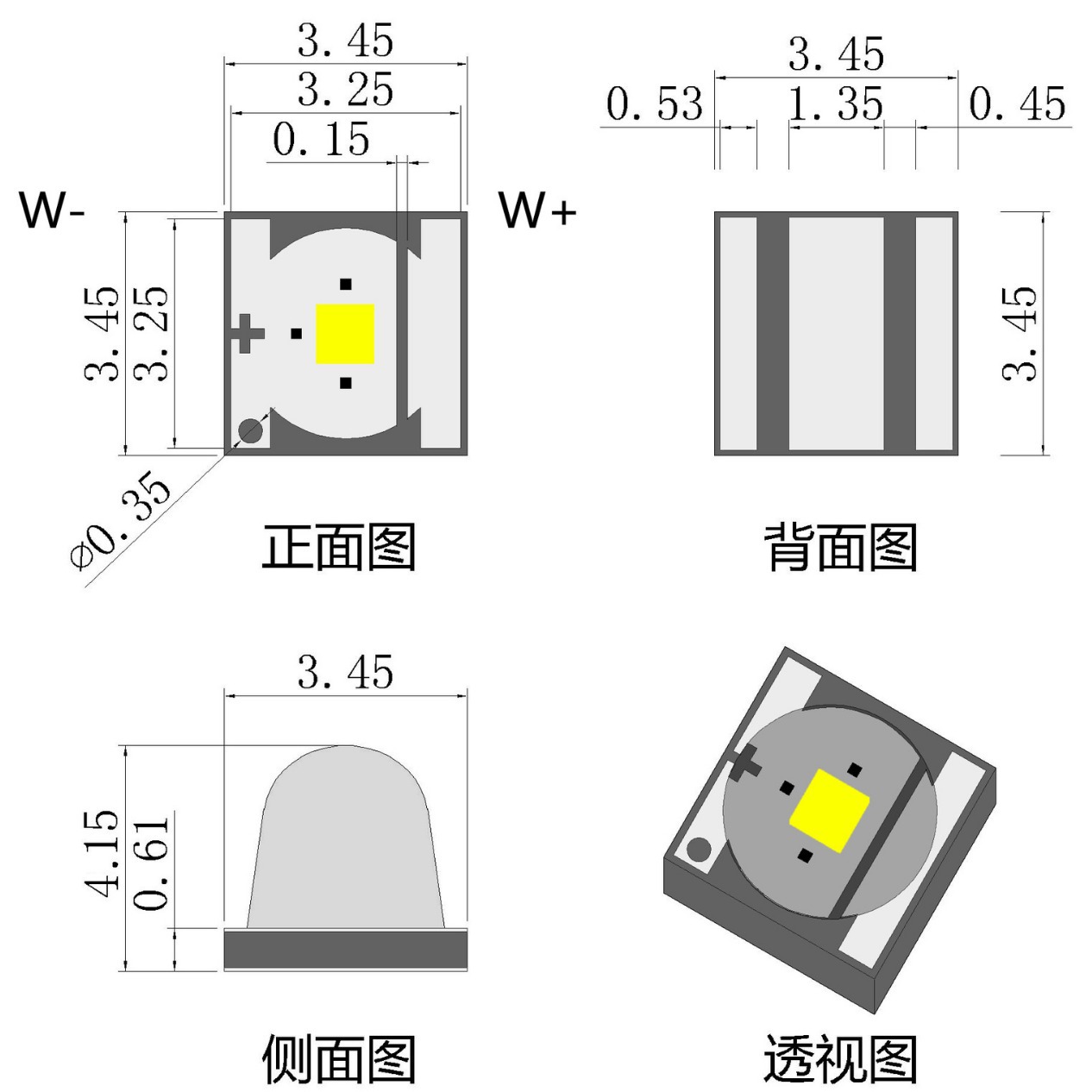 303535׹⵪մɵ3W6000K3535׹led