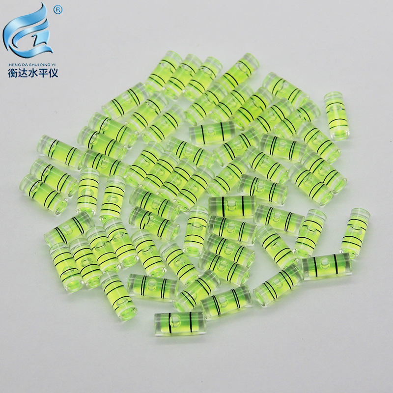 圆柱水平气泡迷你小型水准仪便携水准泡塑料水平仪高精度气泡水平