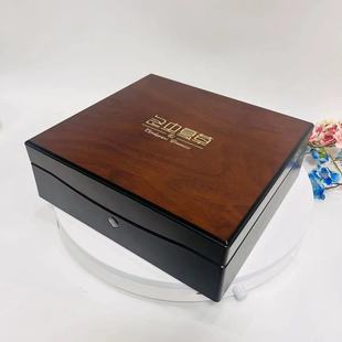 Manufacturer's High-End Painted Wooden Box Cordyceps Gift Box Packaging Box Inner Box with Acrylic Box Gift Packaging Box