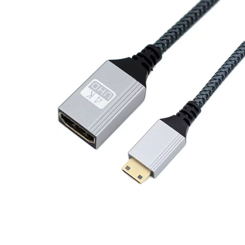 minihdmi штекер к HDMI гнездо адаптер для передачи видео данных высокой четкости кабель камера планшет SLR штекер к гнезду