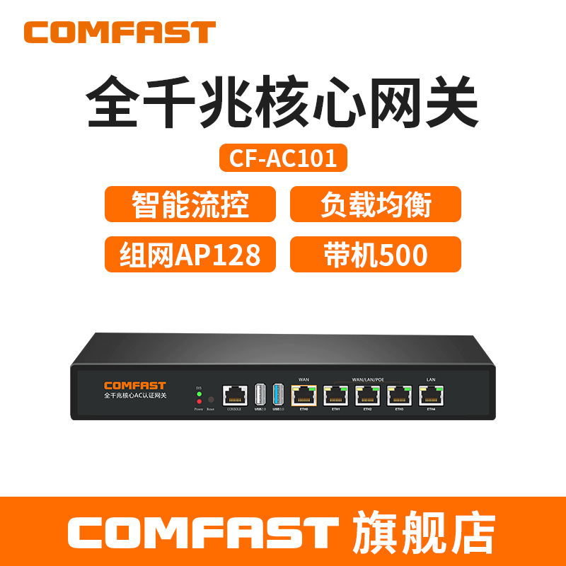 Comfast Cf-Ac101 Wireless Ap Panel Manager Multi-Wan Port Enterprise-Level Router Gateway