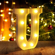 G 33455 LED Light Up Letters Numbers Heart String ��ĸ��