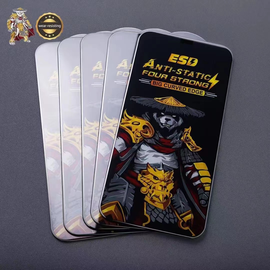 Aplicable Hunter OPPOR17/R15X antiestático película templada Reno8/Reno 5/3 electrochapado película templada de acero