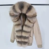 Khaki+Blue Silver Drifting Golden Fox Mao