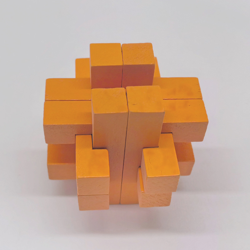 Juguete de inteligencia Kongming Lock Luban Luban Bloques de construcción de espiga y espiga descompresión para estudiantes de nueve cadenas Juego completo de deducción de inteligencia al por mayor