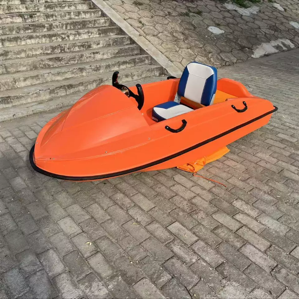 卡丁船水上乐园电动冲浪船船小型喷射旅游成人摩托艇充充气船