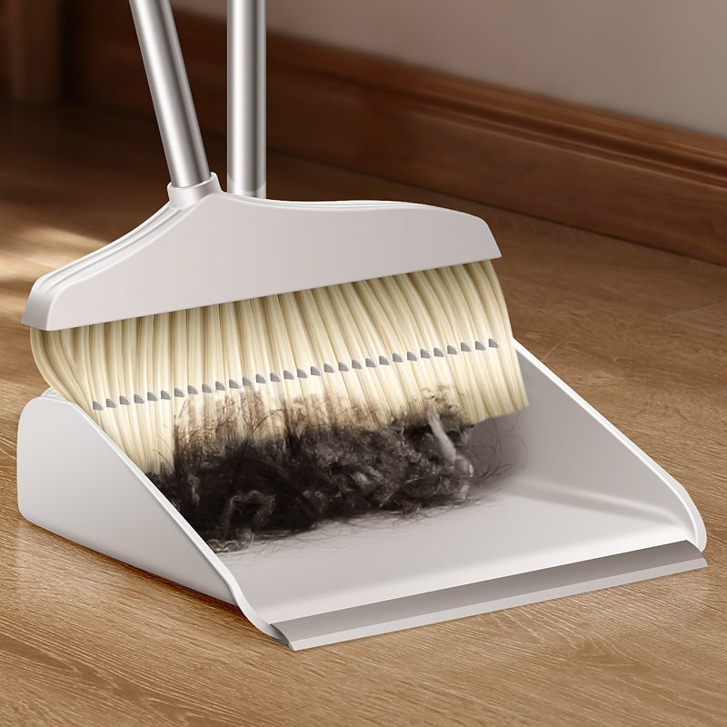 Jiajie escoba de alta calidad, escoba de escobilla, escoba a prueba de viento, diente de diente, escoba blanca, JJ-S106