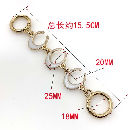 Kou Mahjong Moon Bag Extended Chain Transformation Coac Armpit Single Shoulder Crossbody Chain Extended Bag Strap Accessories Pool